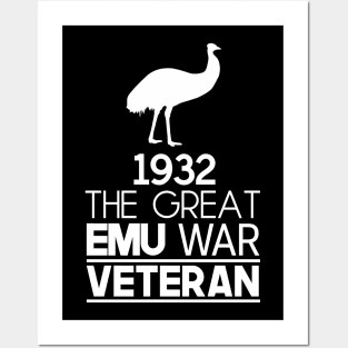 1932: The Great Emu War Veteran Posters and Art